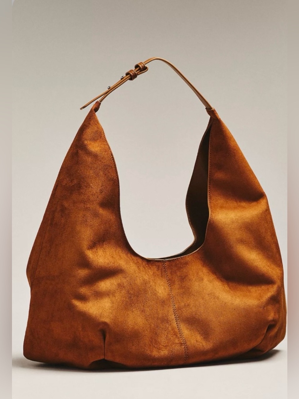 ▪️NWT Anthropologie Large Faux Suede Slouchy Tote